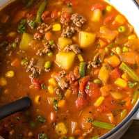 Hamburger Soup recipe photo